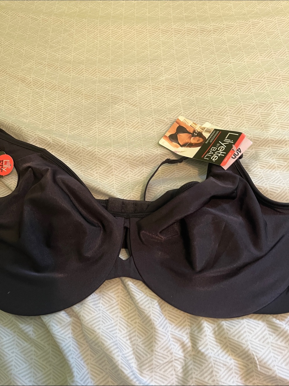 Le Mystere Black Underwire Support Bra